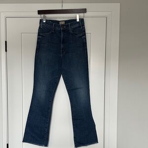 MOTHER Deep Indigo Flare Jeans sz 25